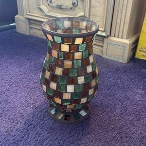 VINTAGE mosaic vase